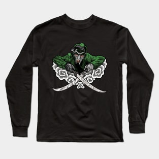 MF DOOM hoodie Hold the mic and your attention Long Sleeve T-Shirt